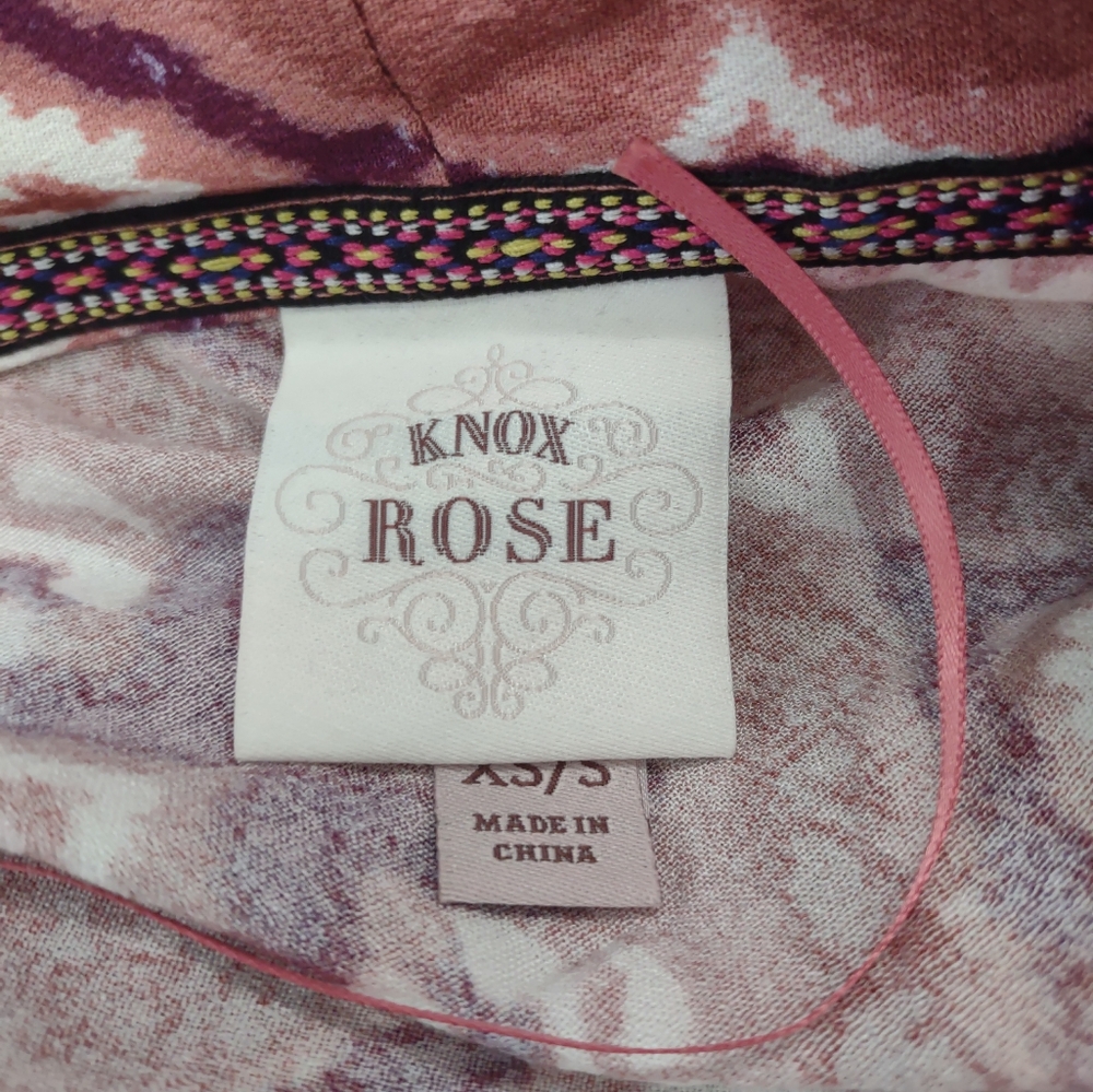 Women's Duster Kimono Cardigan Knox Rose Cognac Size XS/ Small XS/S - Picture 5 of 7